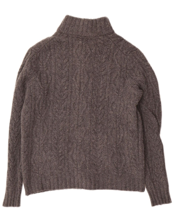 Maglione cardigan da donna Massimo Dutti UK 14 Grigio medio