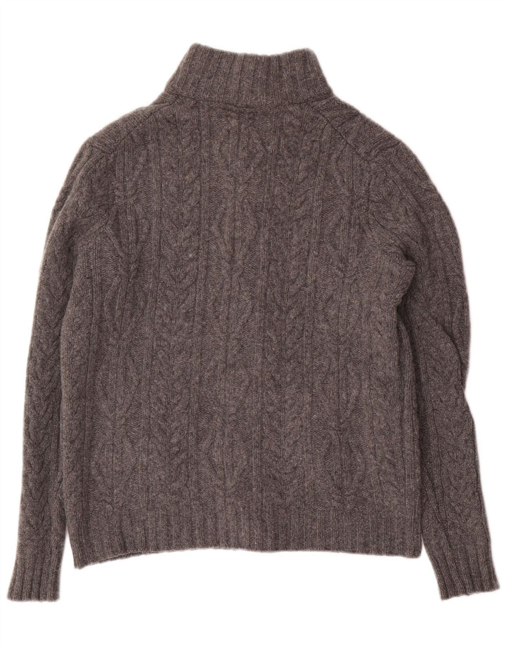 Maglione cardigan da donna Massimo Dutti UK 14 Grigio medio