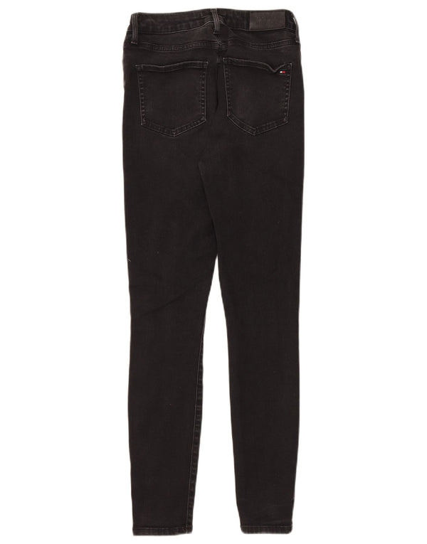 Jeans ultra skinny Tommy Hilfiger da donna Harlem W28 L28 cotone nero