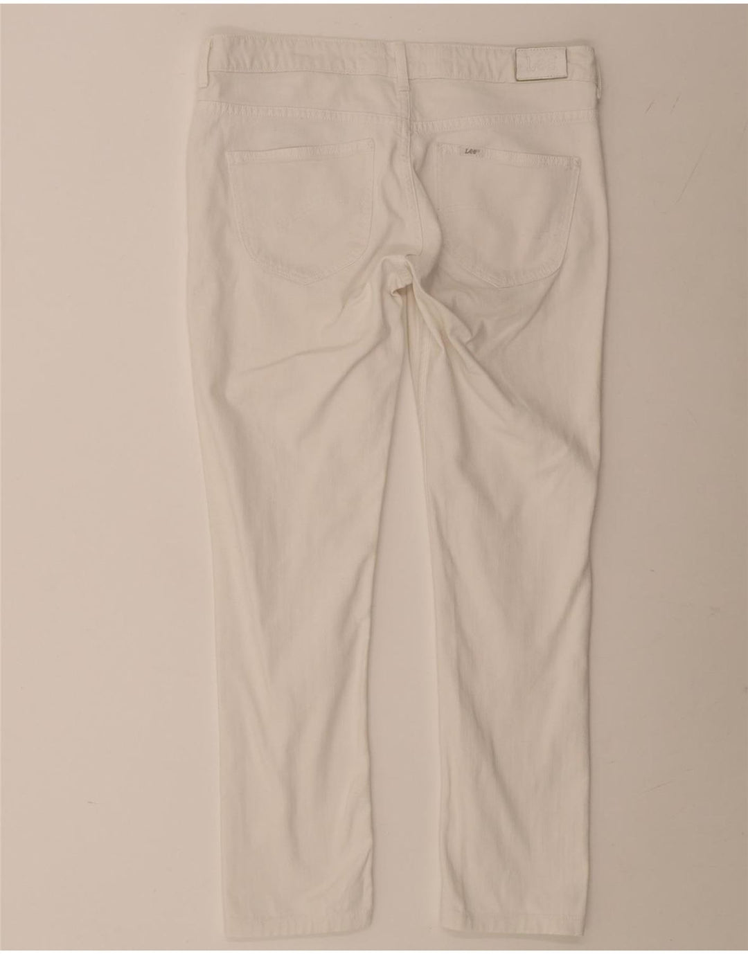 Jeans Lee Norma Slim da donna W30 L27 cotone bianco