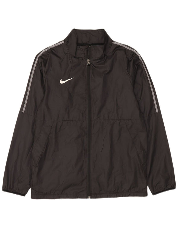 Giacca superiore della tuta da ragazzo Nike 13-14 anni XL poliestere nero