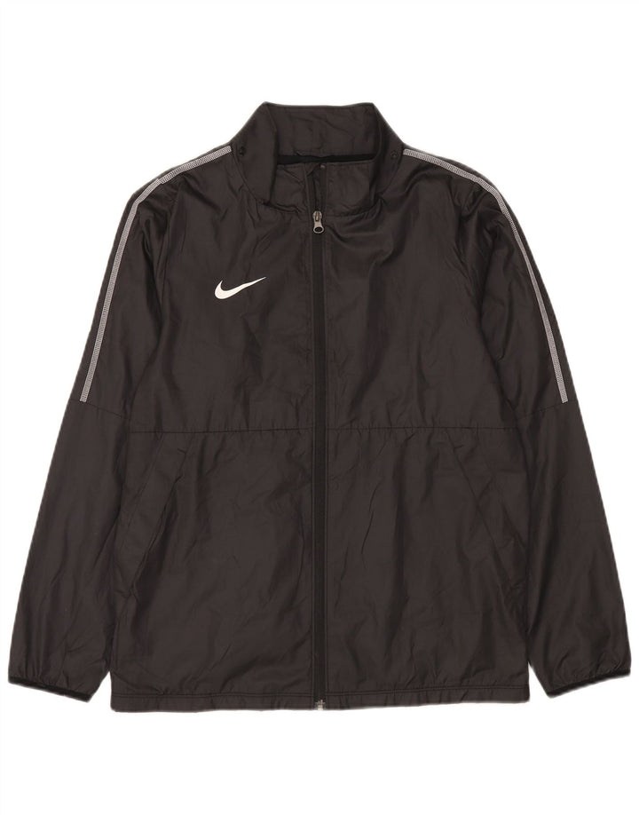 Giacca superiore della tuta da ragazzo Nike 13-14 anni XL poliestere nero