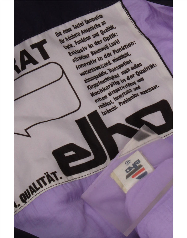 Giubbotto bomber imbottito da uomo dal taglio ampio Elho EU 46 piccolo viola color block