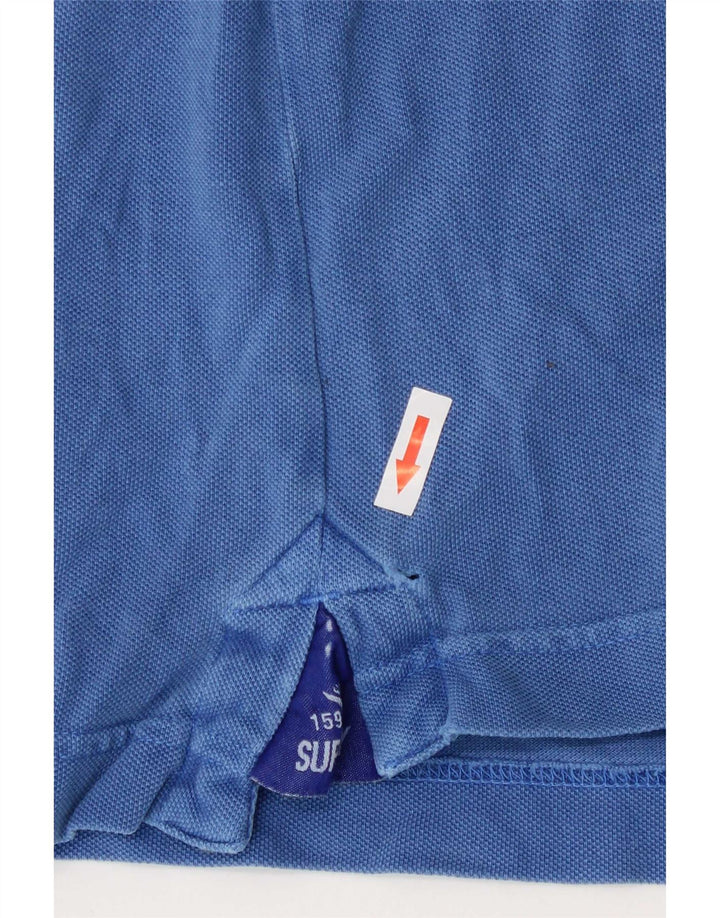 Polo da uomo Superdry blu medio