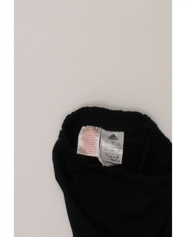 ADIDAS Boys Tracksuit Trousers Joggers 2-3 Years  Black Polyester Vintage Adidas and Second-Hand Adidas from Messina Hembry 