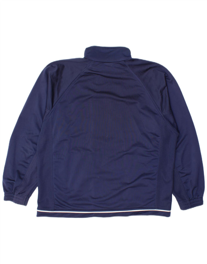 Giacca da ginnastica da uomo Asics piccola blu navy
