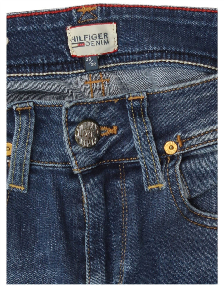 Jeans bootcut da donna Tommy Hilfiger W28 L32 cotone blu