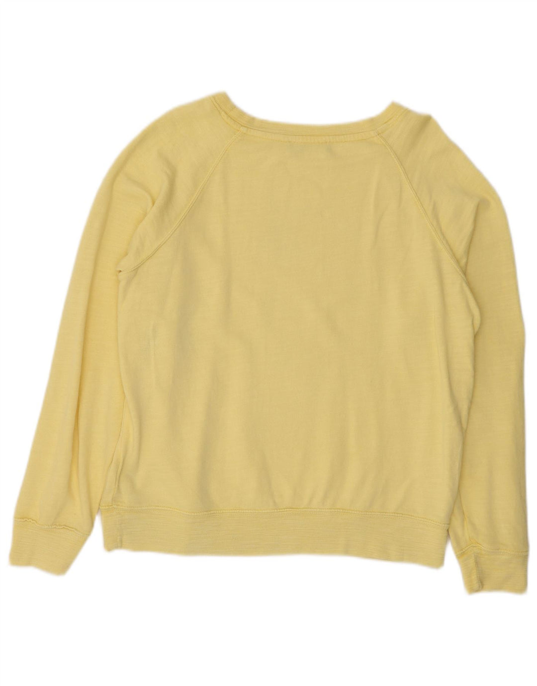 Felpa da donna Marks & Spencer UK 14 grande cotone giallo