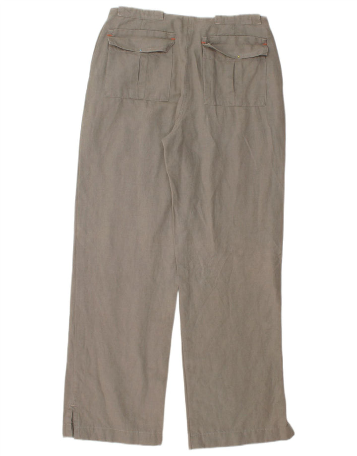 Pantaloni chino dritti da donna Timberland US 6 medi W28 L30 cotone grigio