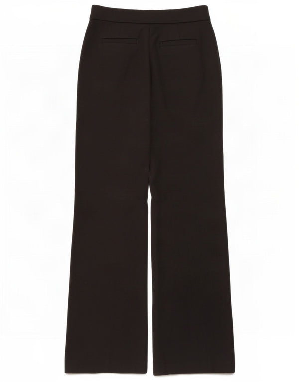 Pantaloni da abito a gamba larga da donna Boden UK 10 Small W28 L31 Viscosa nera