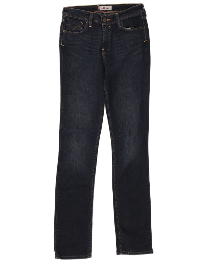 LEVI'S Jeans slim da uomo 628 W30 L34 cotone blu navy