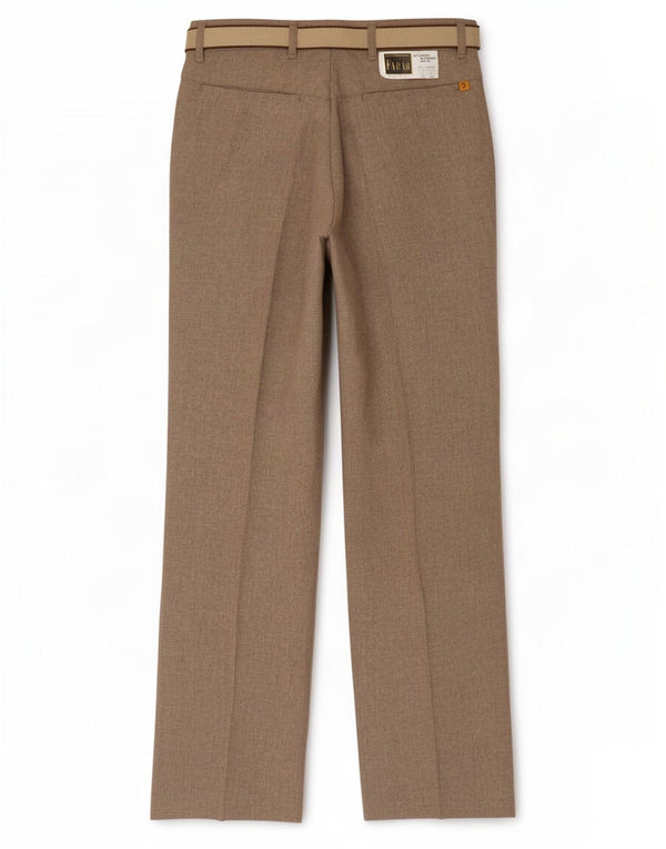 Pantaloni casual dritti da donna Farah W30 L30 poliestere grigio