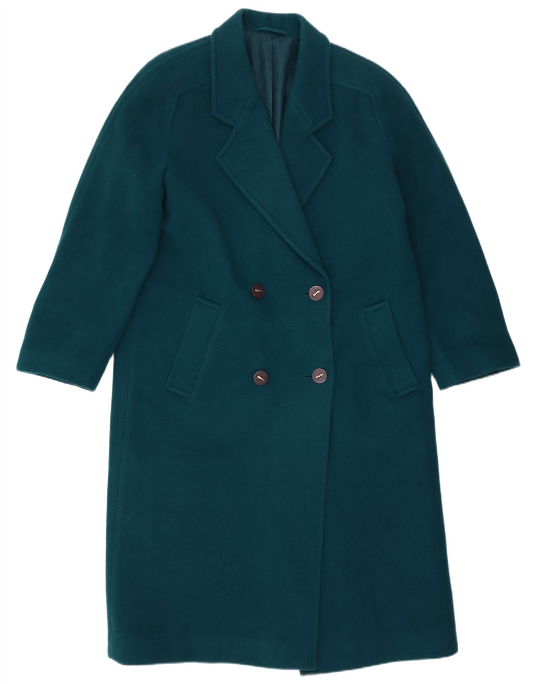 Il tuo cappotto doppiopetto da donna Sixth Sense US 14 XL verde lana vergine