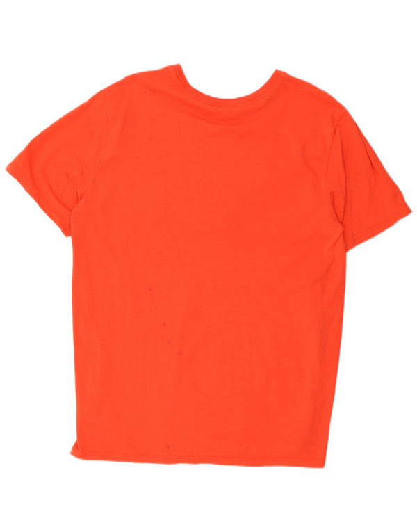 T-shirt grafica Nike Dri Fit da uomo, grande, in cotone rosso