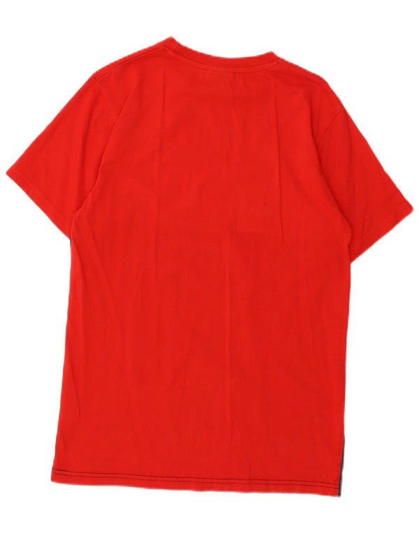 T-shirt grafica da uomo Ellesse Top XS rosso in cotone color block