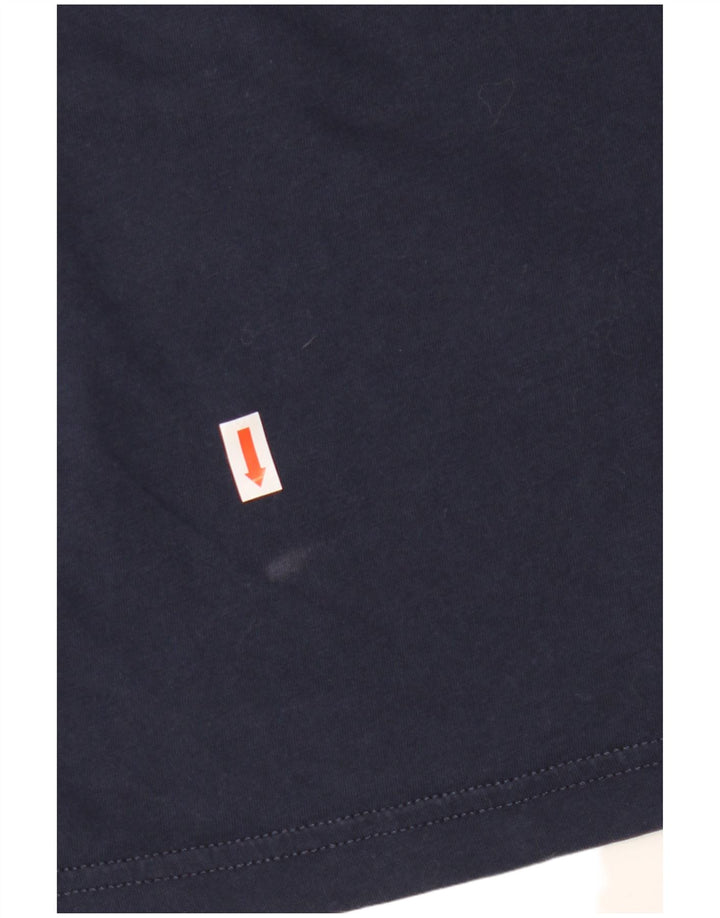 T-shirt da uomo Tommy Hilfiger Top Large in cotone blu navy