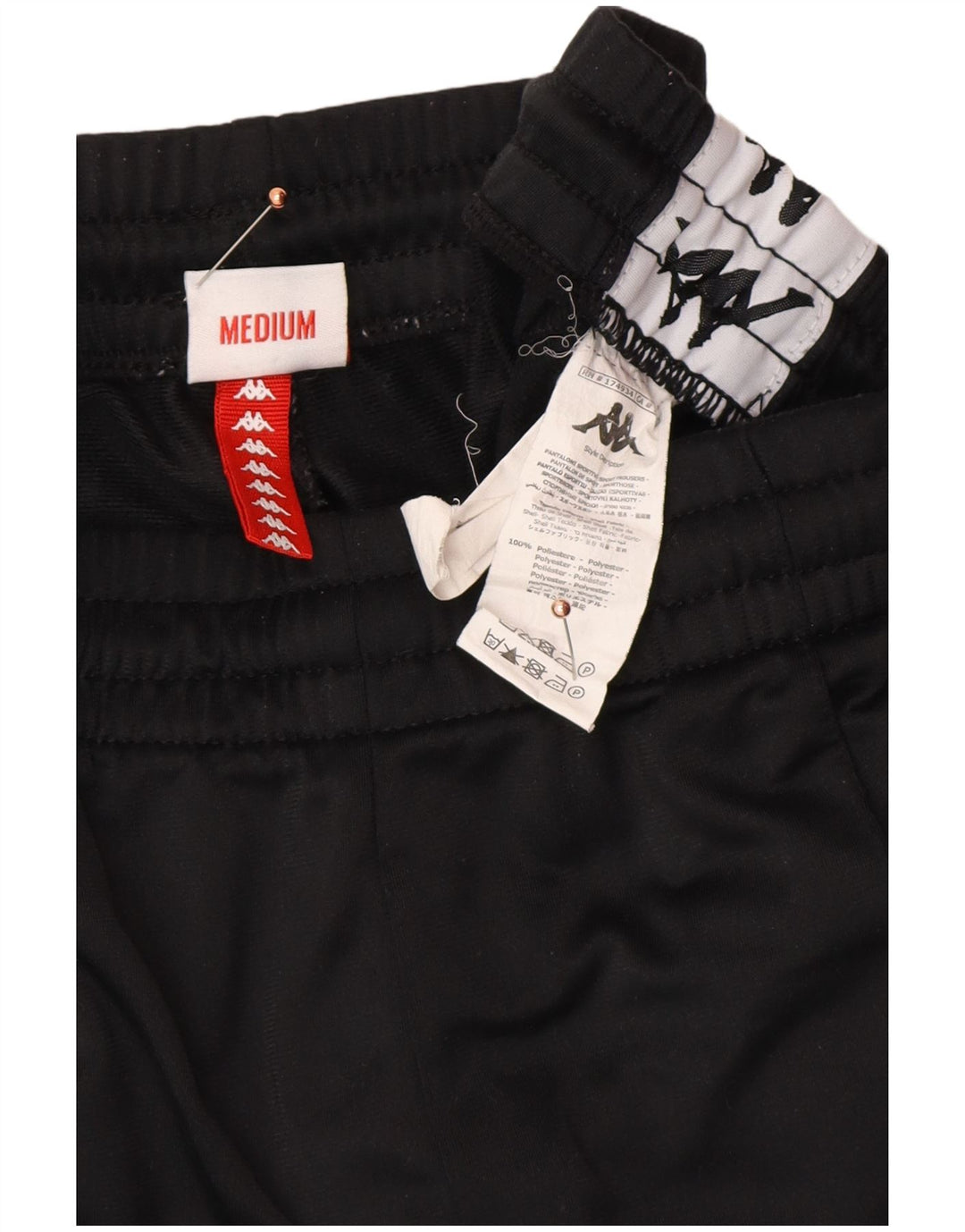 Pantaloni da tuta con grafica da uomo KAPPA Joggers Medium Black Colourblock