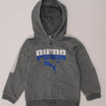 PUMA Boys Graphic Zip Hoodie Sweater 2-3 Years Grey Vintage Puma and Second-Hand Puma from Messina Hembry 