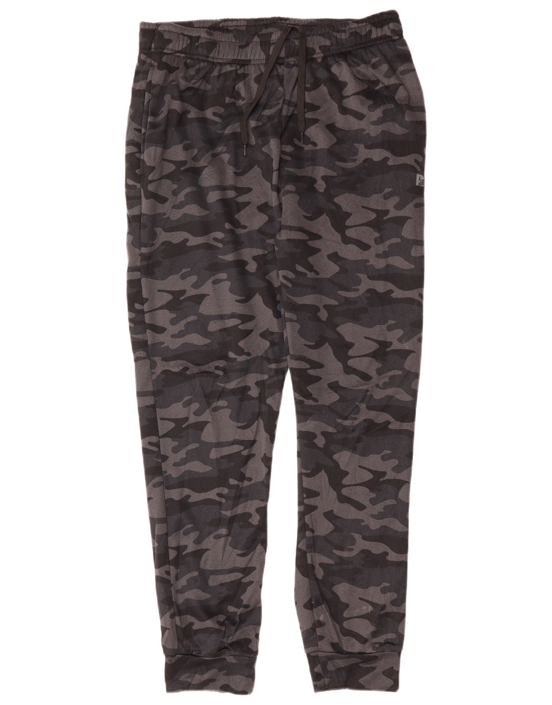 RUSSELL ATHLETIC Pantaloni da tuta da uomo Joggers Large Grey Camouflage