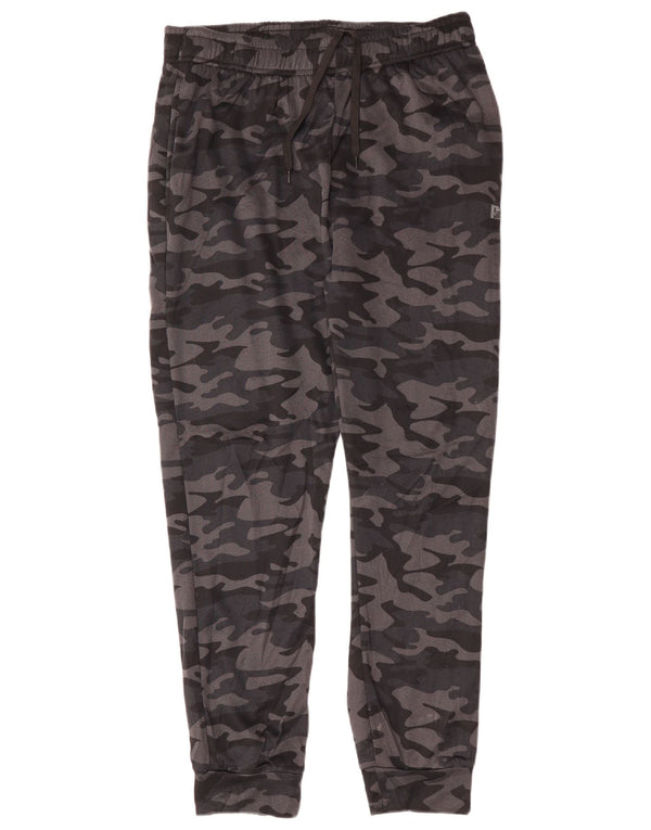 RUSSELL ATHLETIC Pantaloni da tuta da uomo Joggers Large Grey Camouflage