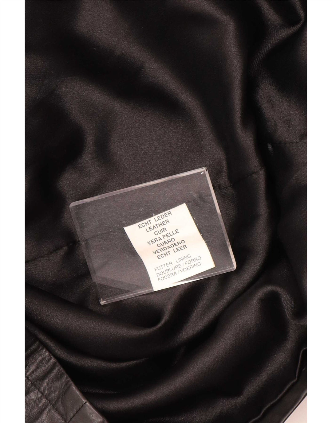 Giacca in pelle vintage da uomo UK 40 grande nera