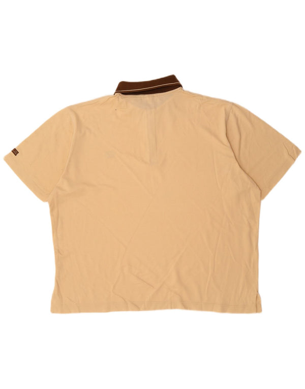 Polo da yachting da uomo Paul & Shark XL in cotone beige