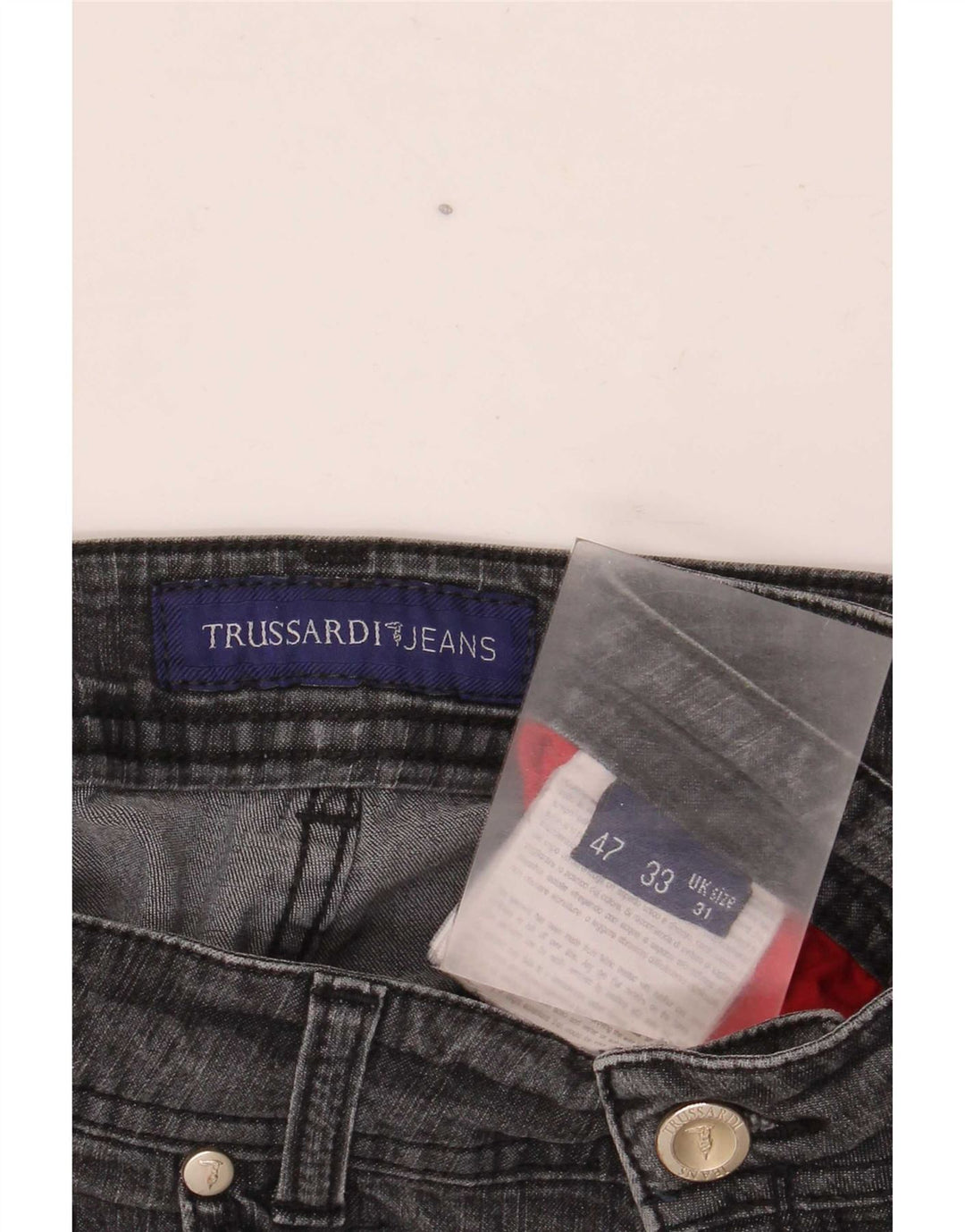 Jeans Dritti Donna Trussardi W31 L30 Grigi