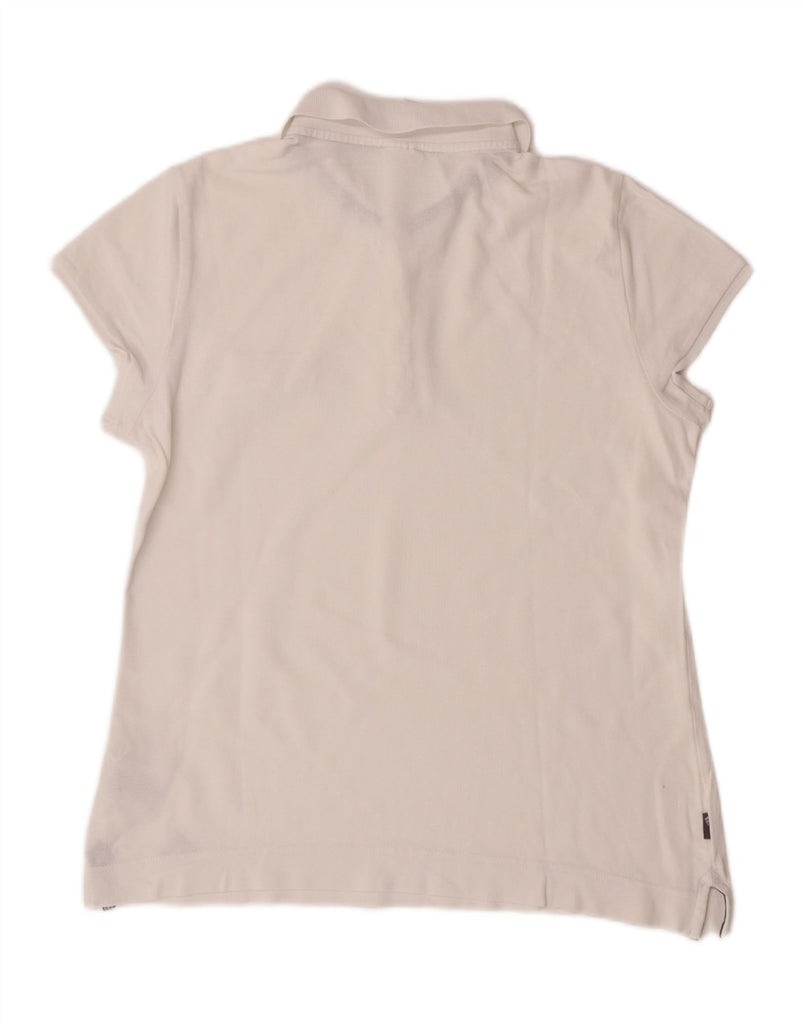 ADIDAS Womens Polo Shirt UK 20 2XL White Cotton Vintage Adidas and Second-Hand Adidas from Messina Hembry 