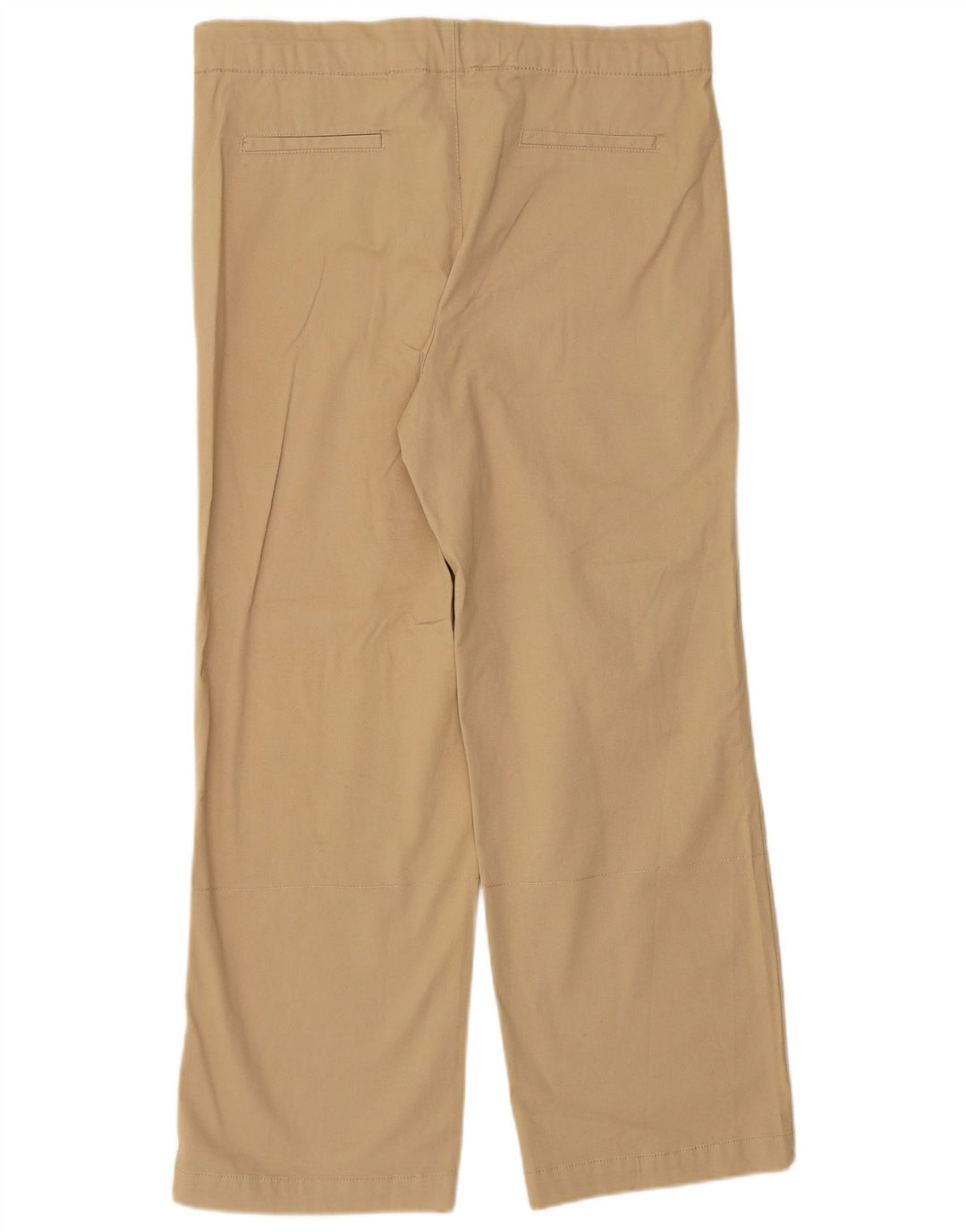 Pantaloni casual dritti da donna ZARA piccoli W26 L29 cotone beige