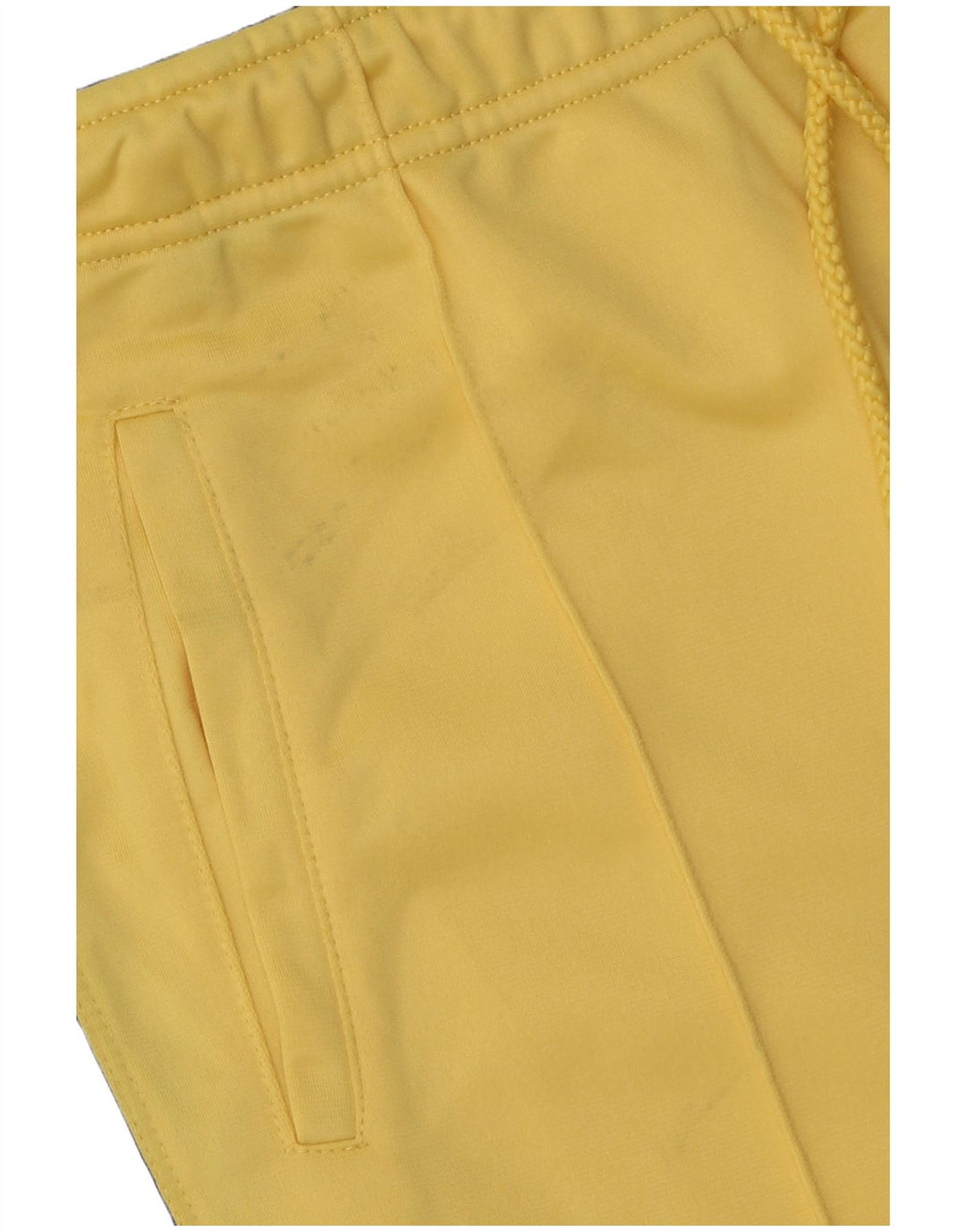 Pantaloni da tuta con grafica ARENA da uomo in poliestere color block giallo medio
