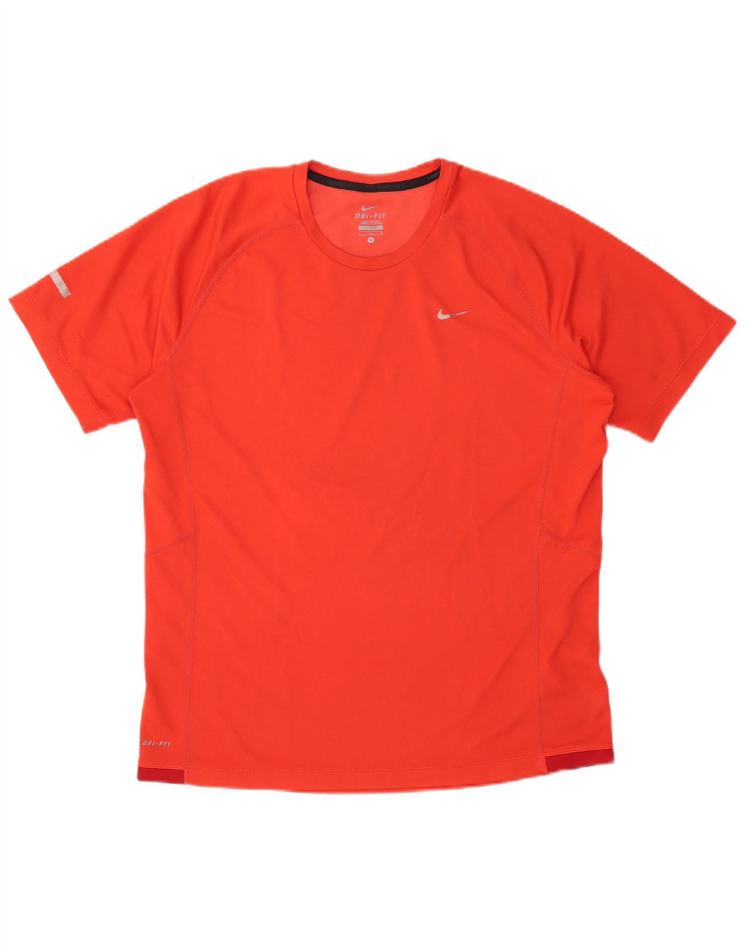 NIKE T-shirt da uomo Dri Fit Top grande rosso in poliestere