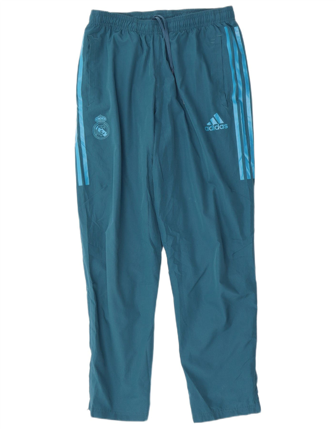 Pantaloni da tuta ADIDAS da uomo del Real Madrid in poliestere blu medio