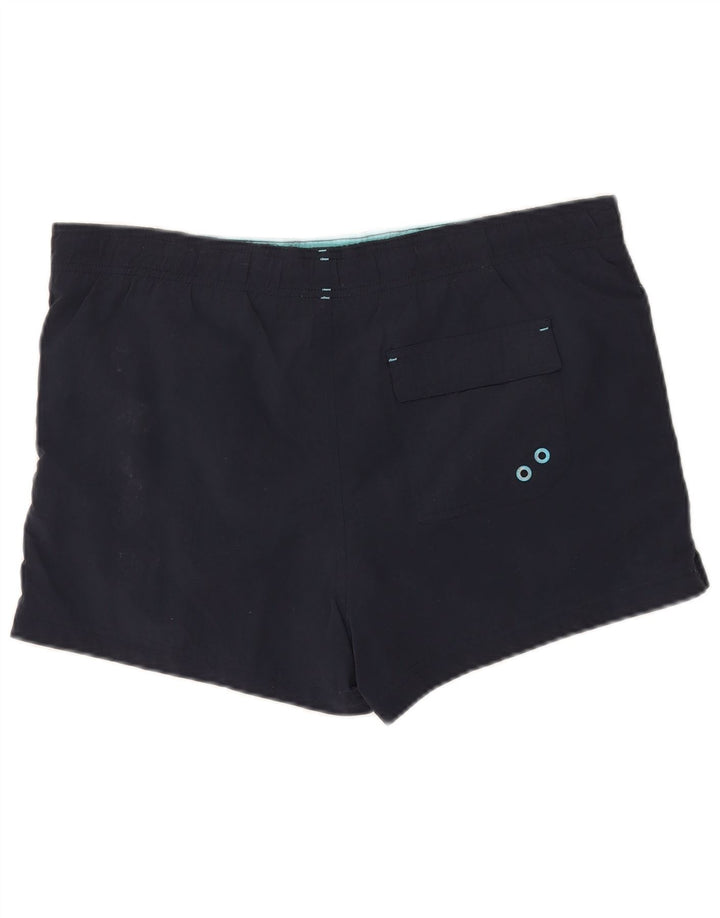 Pantaloncini da bagno da uomo Calvin Klein medi in nylon blu navy