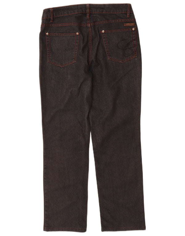 Jeans dritti da donna Conte of Florence IT 44 medio W32 L29 cotone grigio