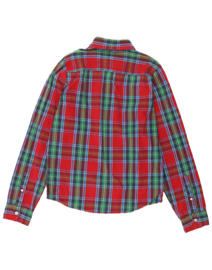 Camicia Hollister da uomo a quadri rossi medi