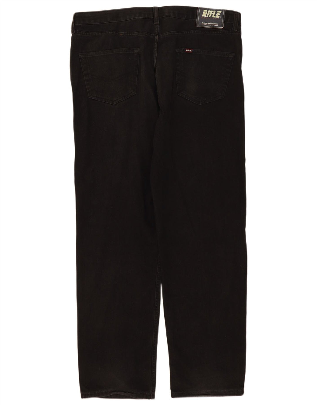 Jeans dritti da uomo Rifle W40 L31 cotone nero