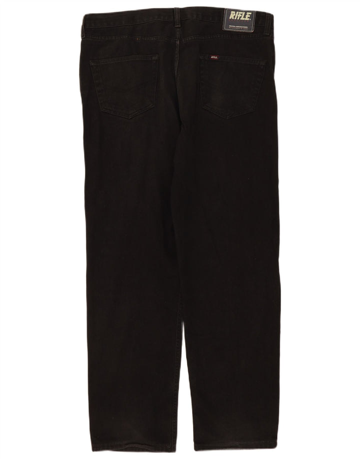 Jeans dritti da uomo Rifle W40 L31 cotone nero