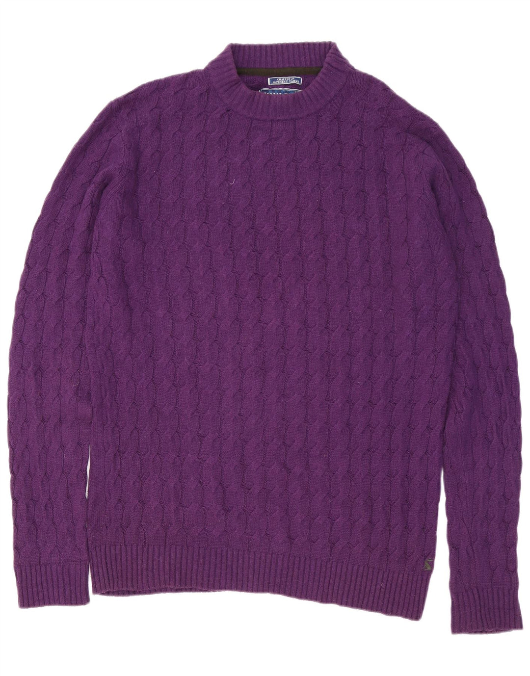 Joules Maglione da uomo girocollo in viscosa grande viola