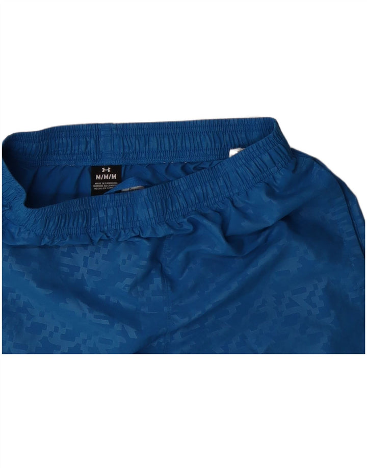 Pantaloncini sportivi da uomo UNDER ARMOUR Poliestere geometrico blu medio