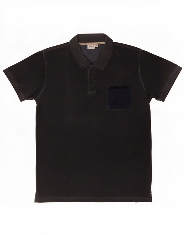 Slam Mens Polo Shirt XL Black Cotton