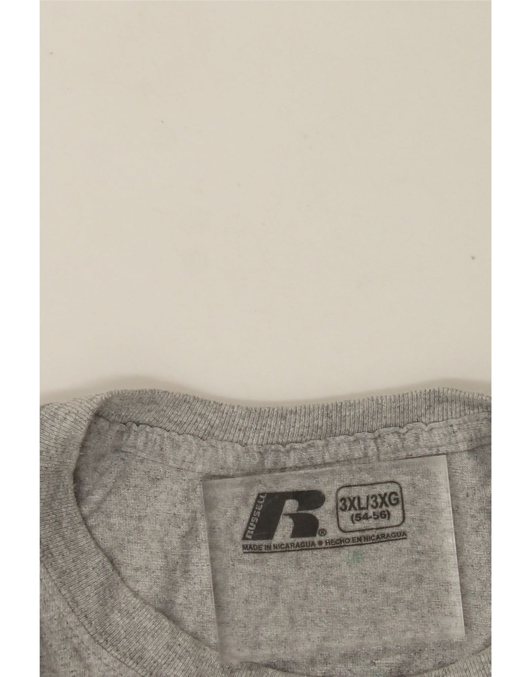 T-shirt da uomo RUSSELL ATHLETIC UK 54/56 3XL Grigio chiazzato