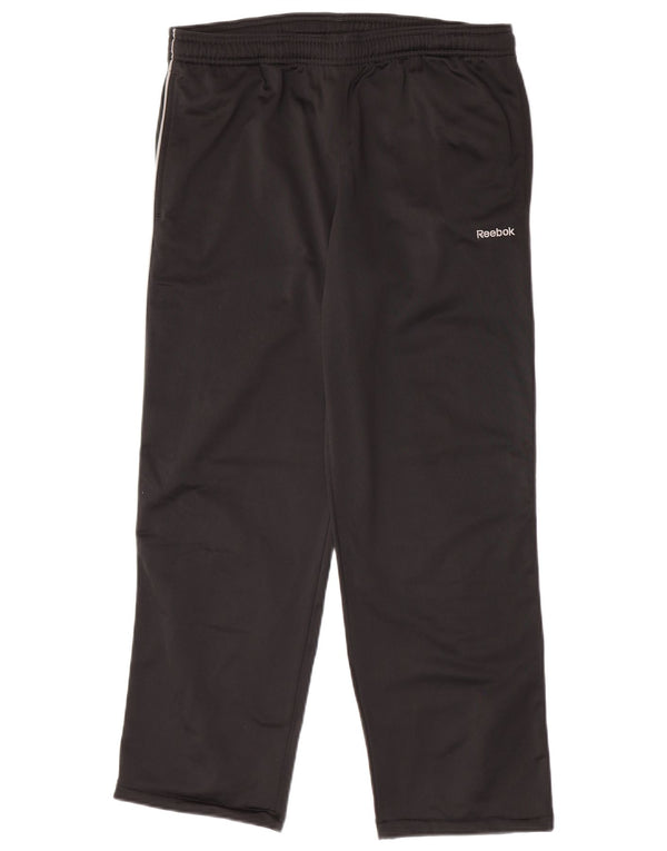 Pantaloni da tuta da uomo Reebok Small neri in poliestere