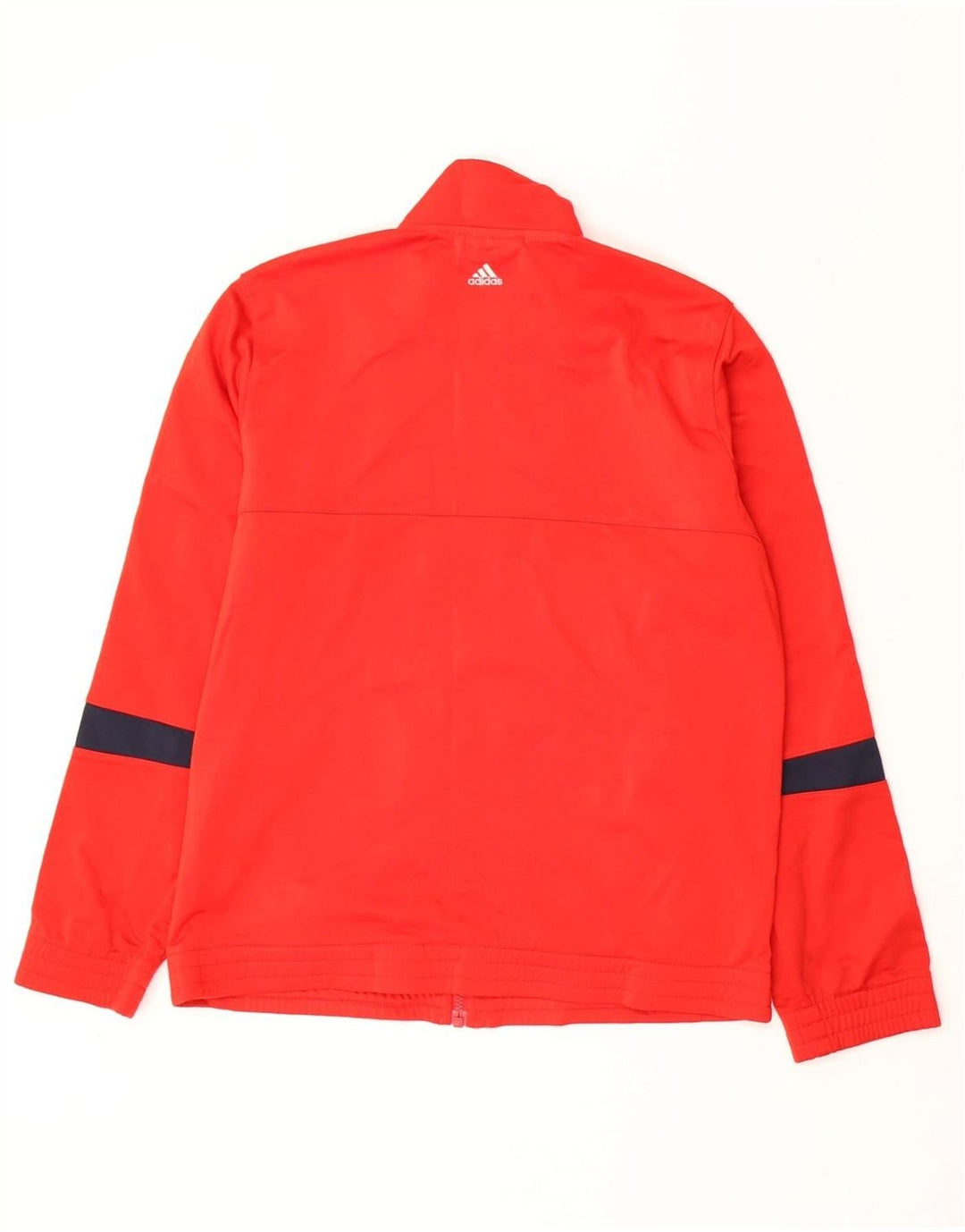 Giacca superiore della tuta da ragazzo ADIDAS 13-14 anni Poliestere color block rosso