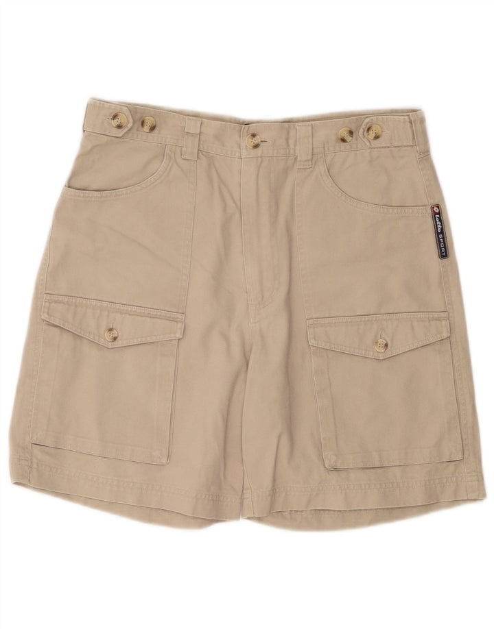 Pantaloncini cargo da uomo Lotto W36 Large in cotone beige