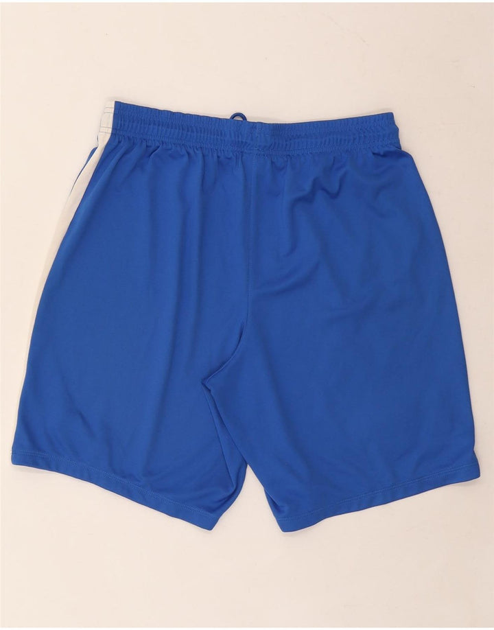 NIKE Pantaloncini sportivi Dri Fit da uomo XL Blu in poliestere color block