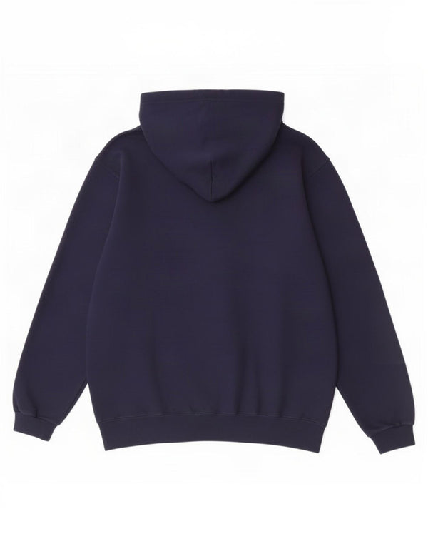 Maglione con cappuccio e zip da uomo Champion di grandi dimensioni in cotone blu navy