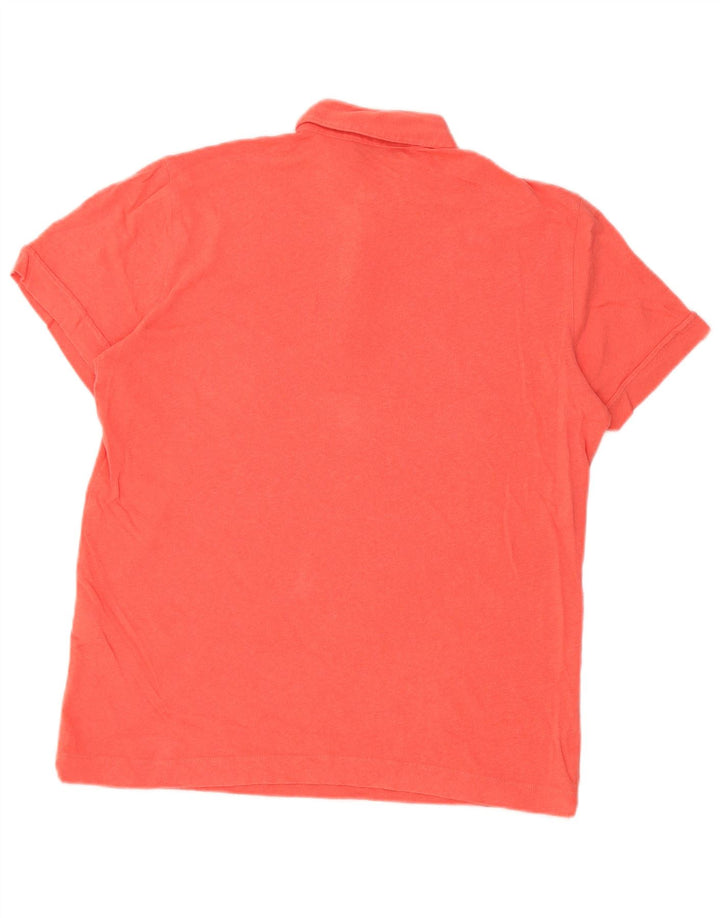 MASSIMO DUTTI Polo Uomo Piccola Lino Rosso