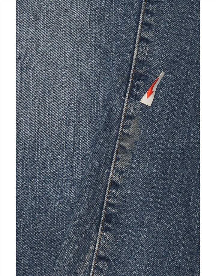 Levi's Donna 504 Jeans Slouch Svasati US 5 Medio W28 L32 Cotone Blu