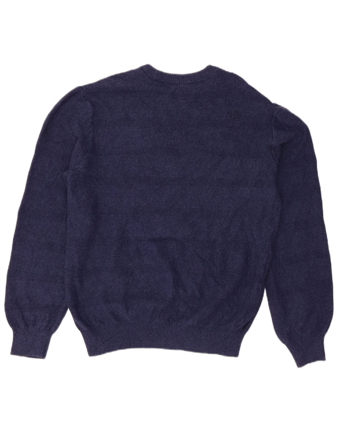 Chaps Uomo Maglione con scollo a barca Maglione a righe blu navy medio