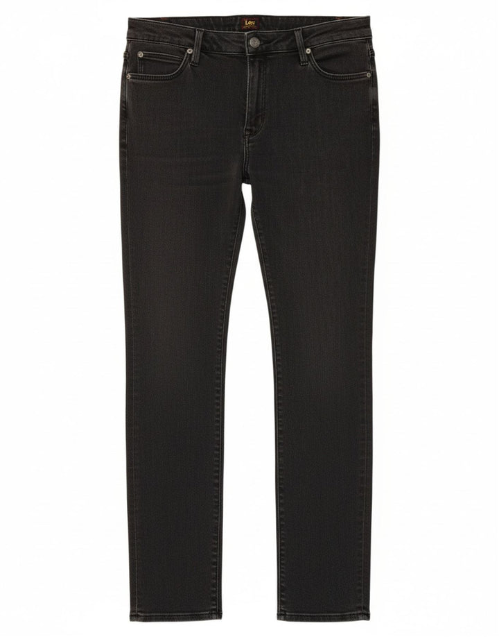 LEE Womens Elly Slim Jeans W33 L33 Grey Cotton